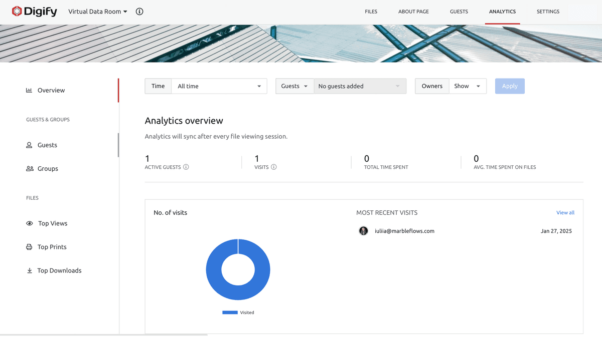 Digify Product Dashboard