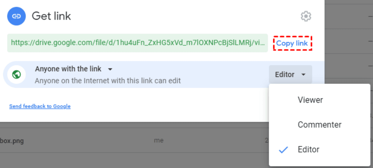 Set access permissions in Google Drive