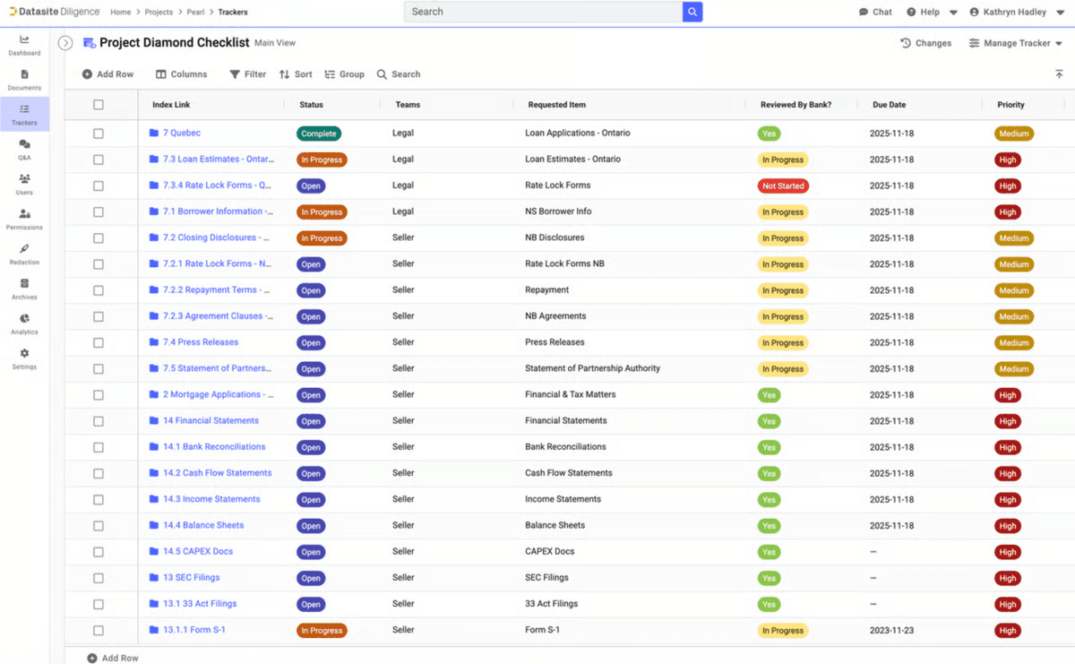 Datasite VDR Upload Interface