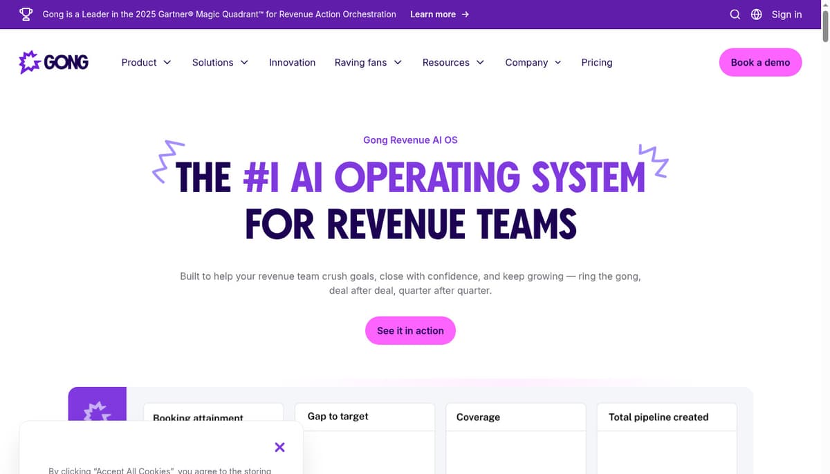 Gong Revenue Intelligence