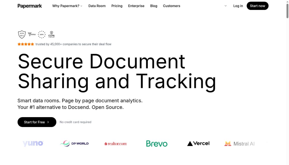 Papermark Document Sharing