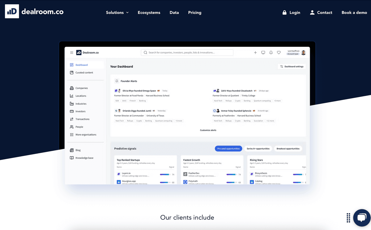 DealRoom diligence platform