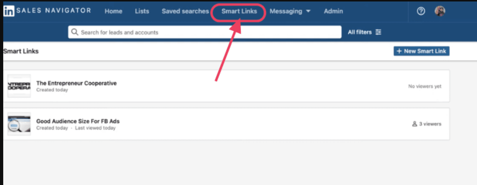 LinkedIn Smart Links Overview ()