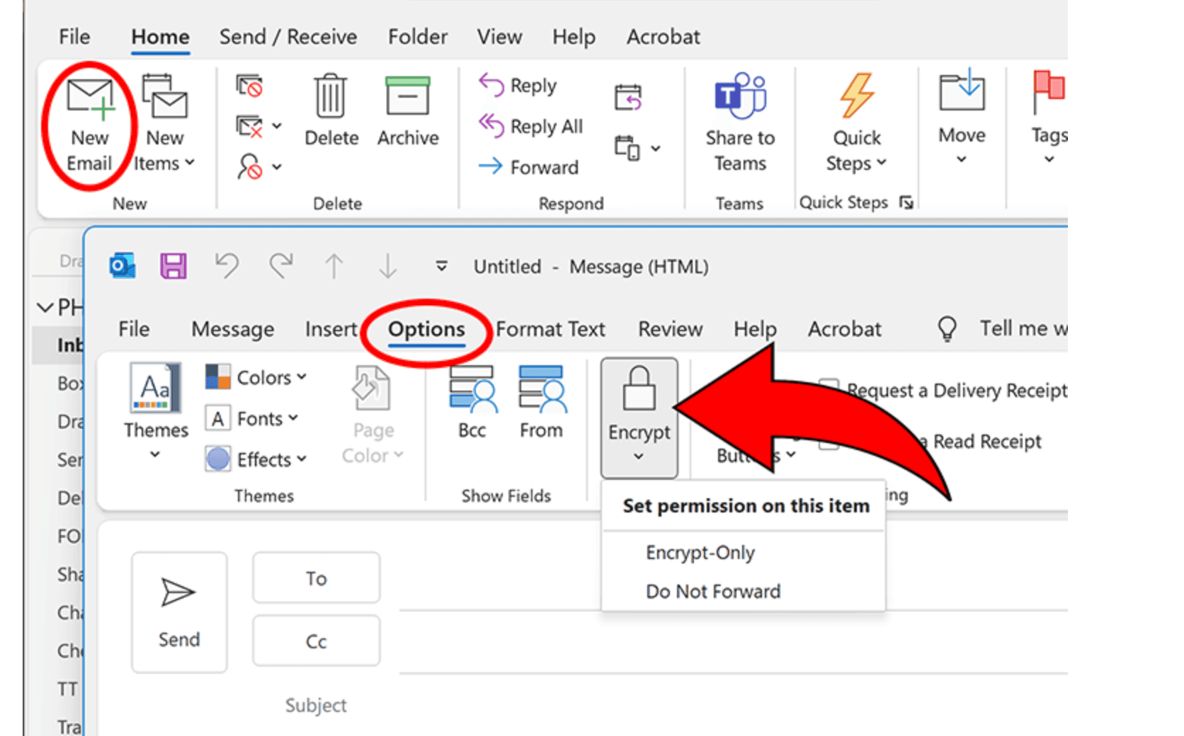 How to encrypt email in Outlook in 2026