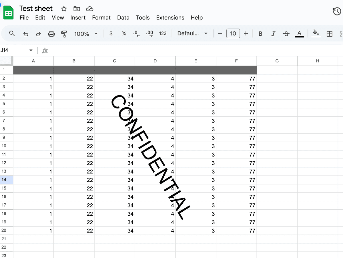 Resultado final de la marca de agua