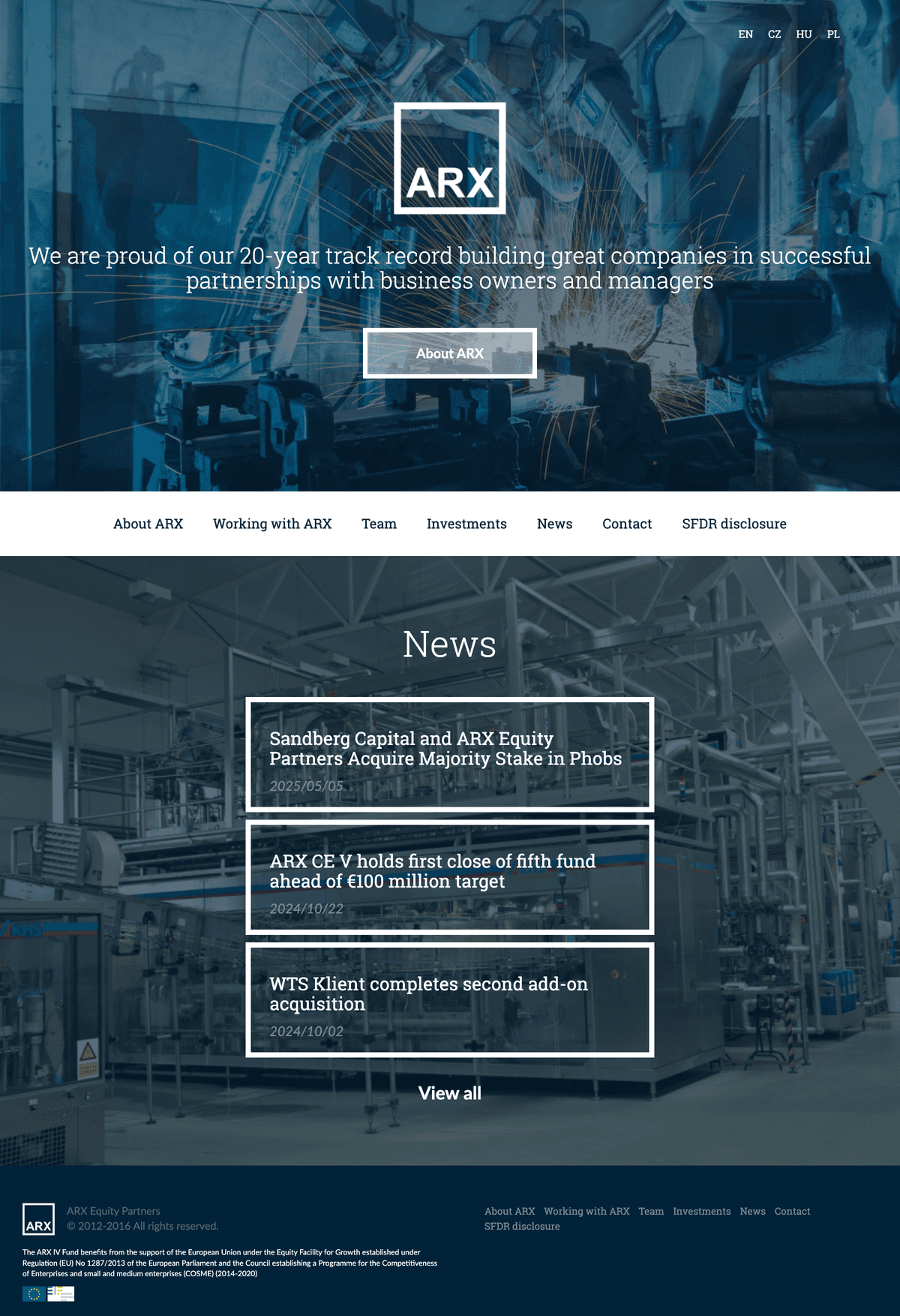 arxequity.com website