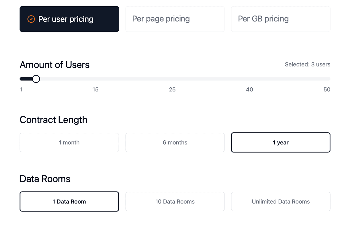 VDR Price Calculator