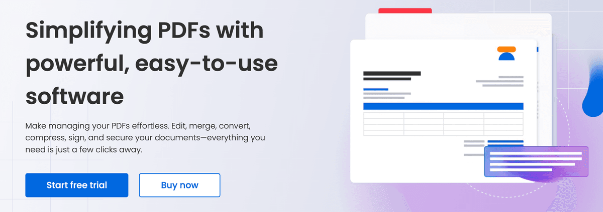 Soda PDF Oberfläche