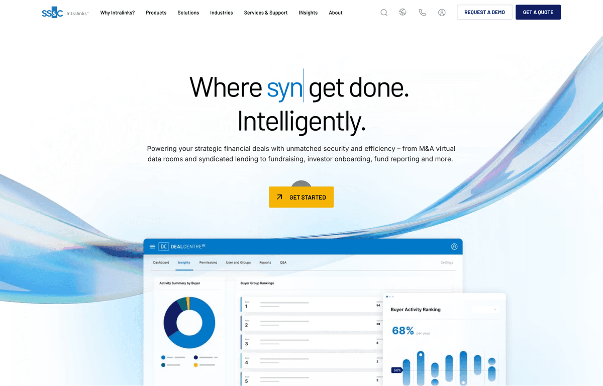 Intralinks website